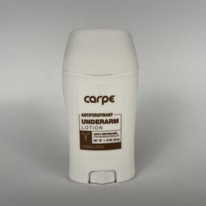 Carpe Antiperspirant Underarm Lotion Sandalwood 1.76 oz 9/27 SEALED NEW